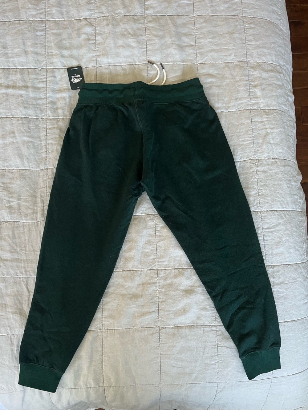 Roots Women’s Green Slim Sweat Pants - Picture 3 of 5